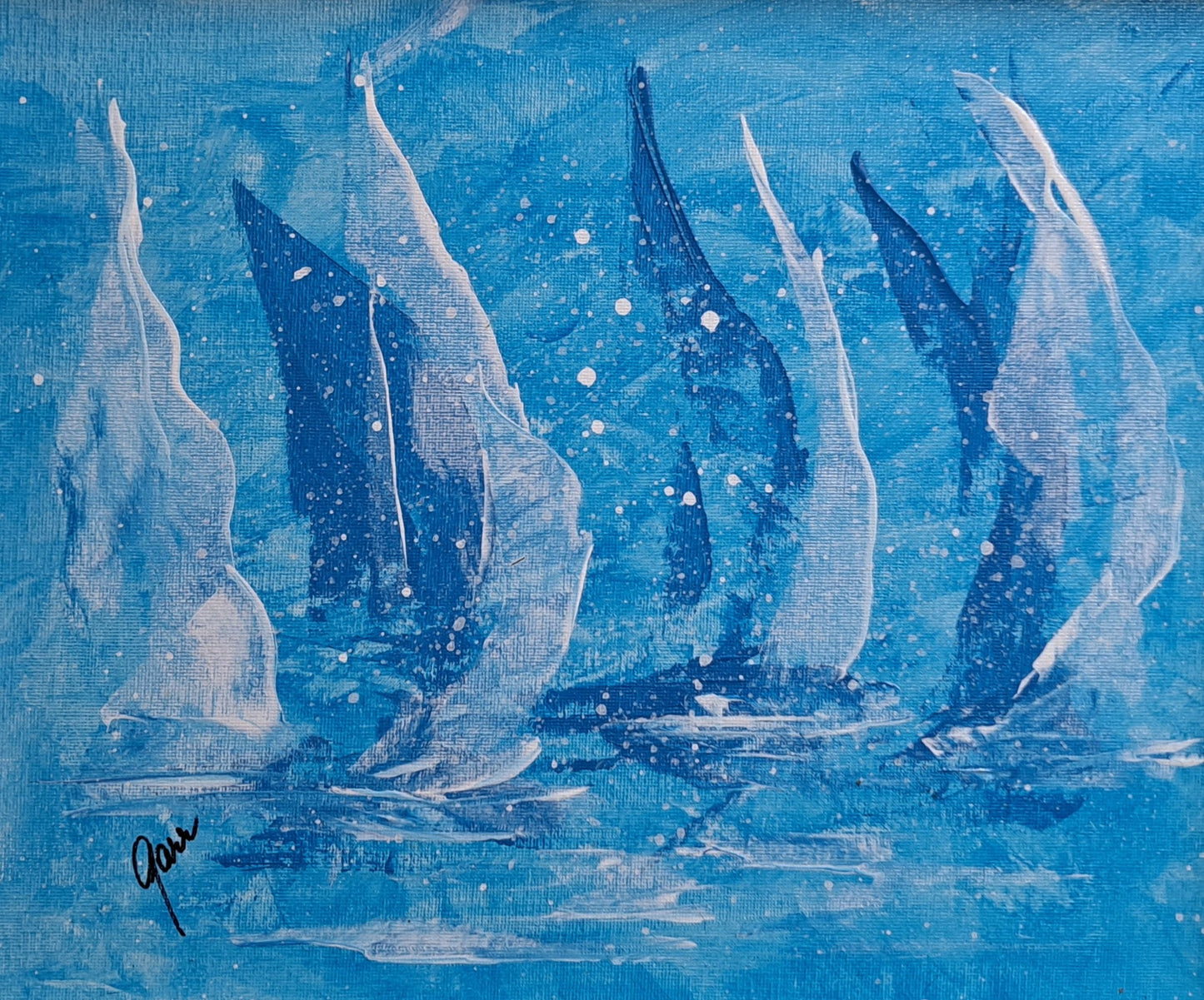 "Blue Regatta" by Darlene Garr