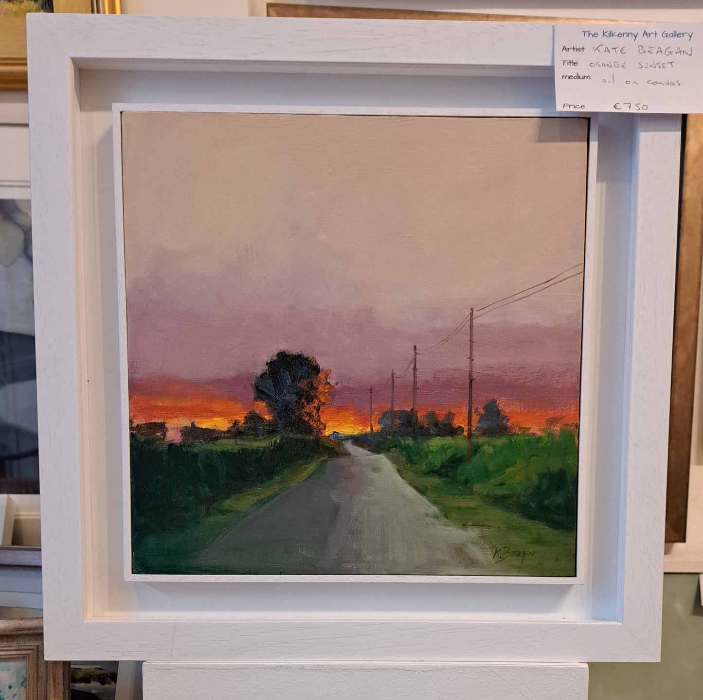 Orange Sunset by Kate Beagan