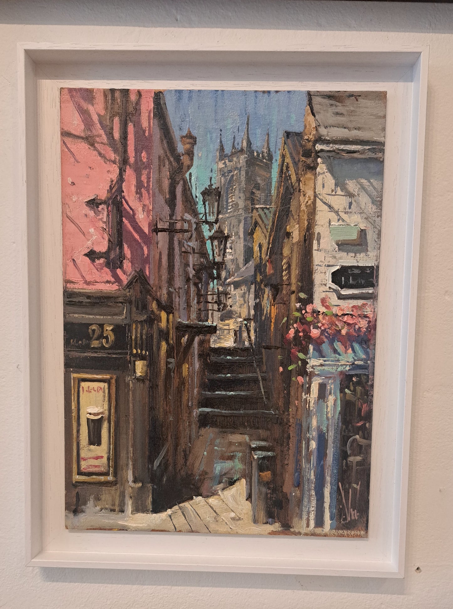 "Through the laneway" (St Mary's Lane , Kilkenny)