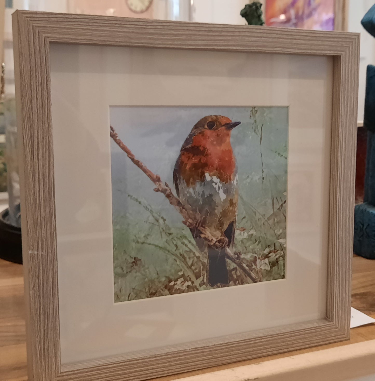 Robin , framed print