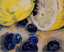 Load image into Gallery viewer, Lemons and Blueberries  by Nina Patterson
