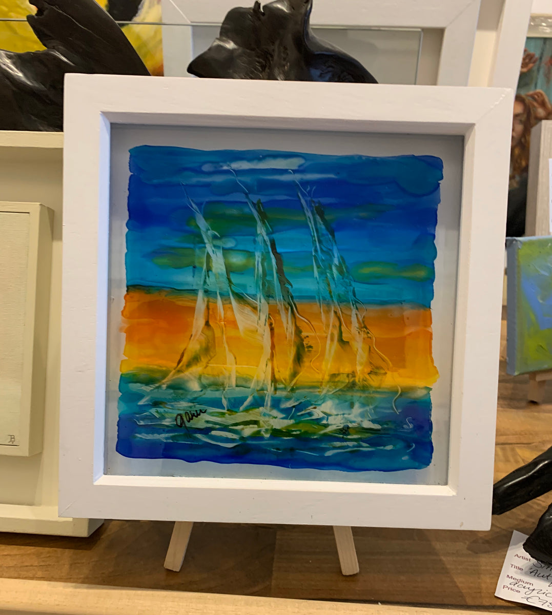 regatta series , original painting by Darlene Garr The Kilkenny Art