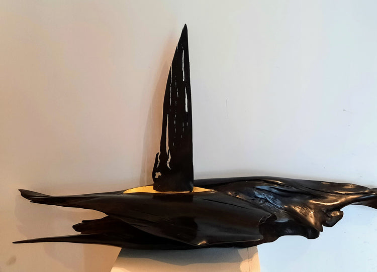 Bog Oak Sculpture by Brian O'Loughlin