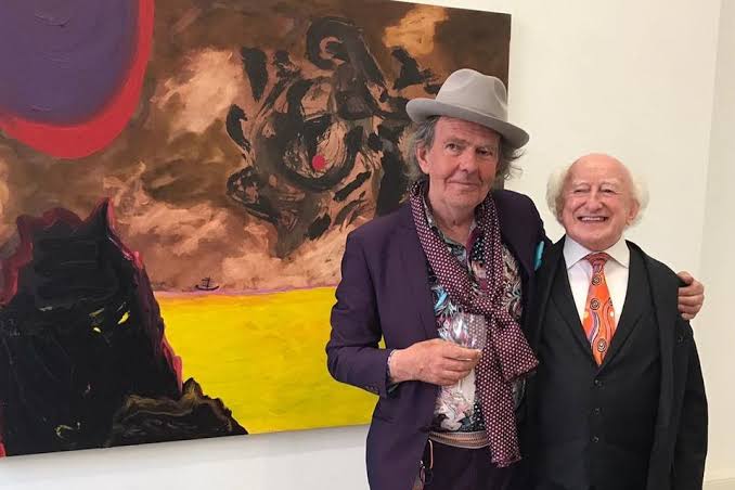 Mick with his good friend Michael D