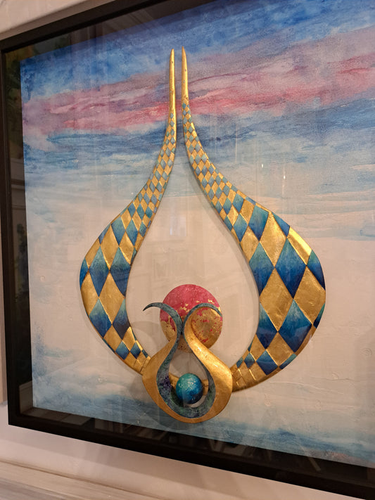 "Meditation in Blue "