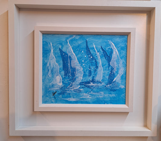 "Blue Regatta"  by Darlene Garr