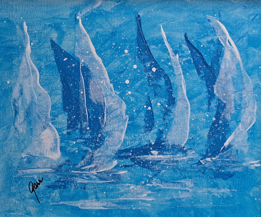 "Blue Regatta"  by Darlene Garr