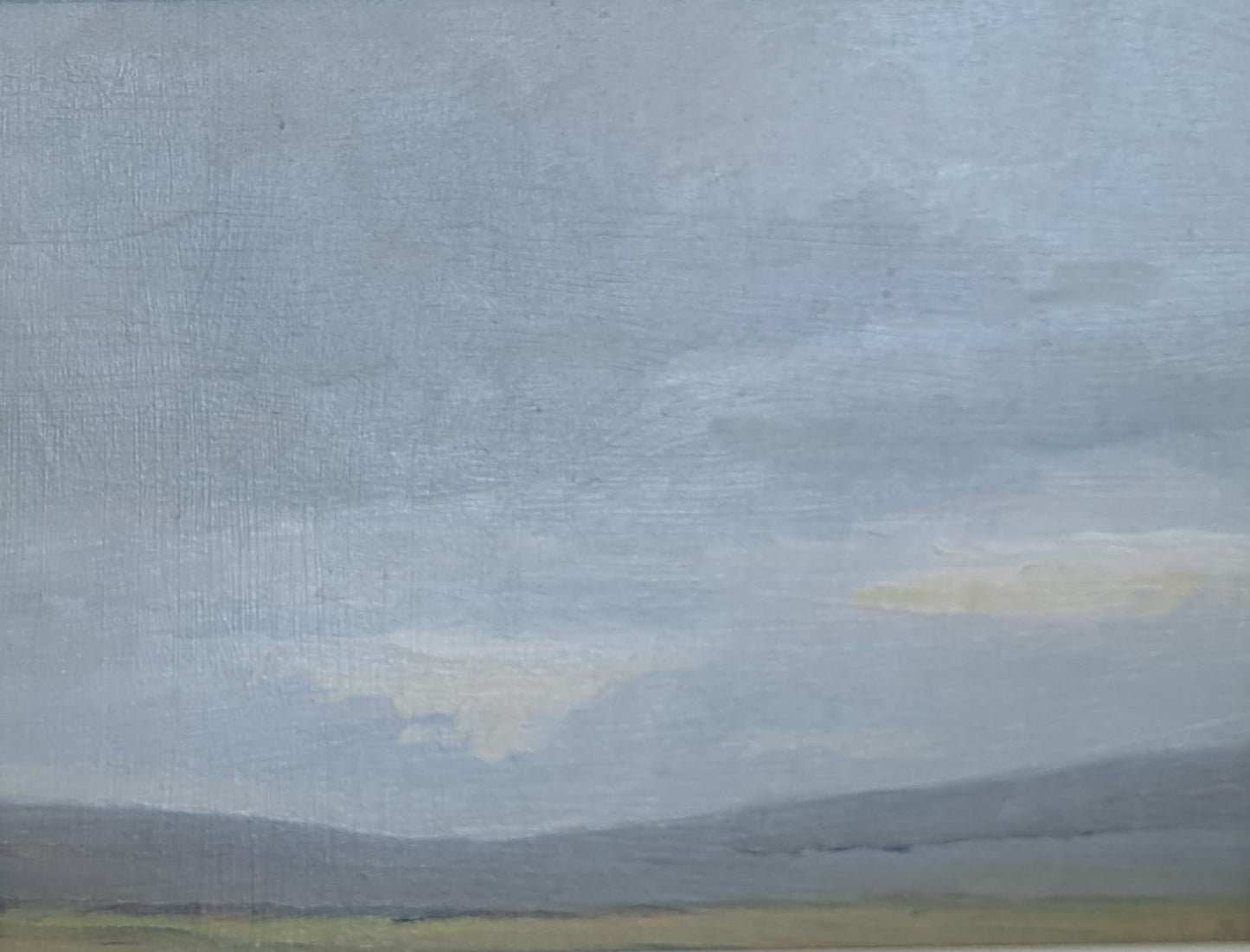 Looking inland