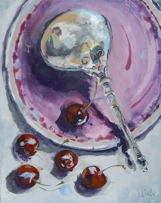 cherries and the silver ladle