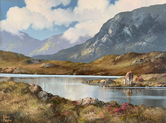 Grazing at Lough Inagh