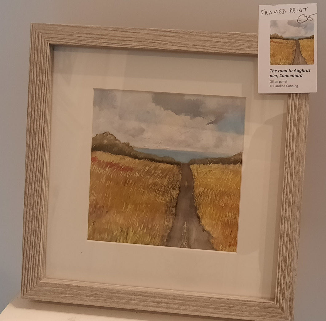 The Road to Aughrus Pier , framed print €35