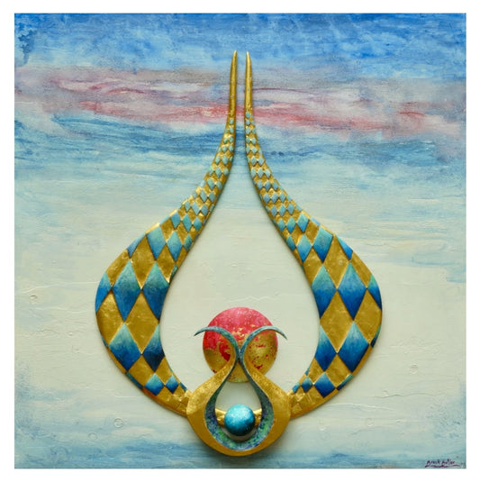 "Meditation in Blue "