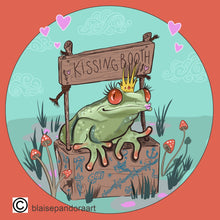 Load image into Gallery viewer, Kissing Booth , framed print By Blaise
