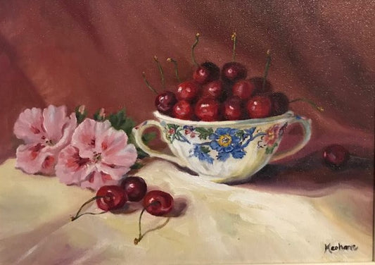 cherries in bowl