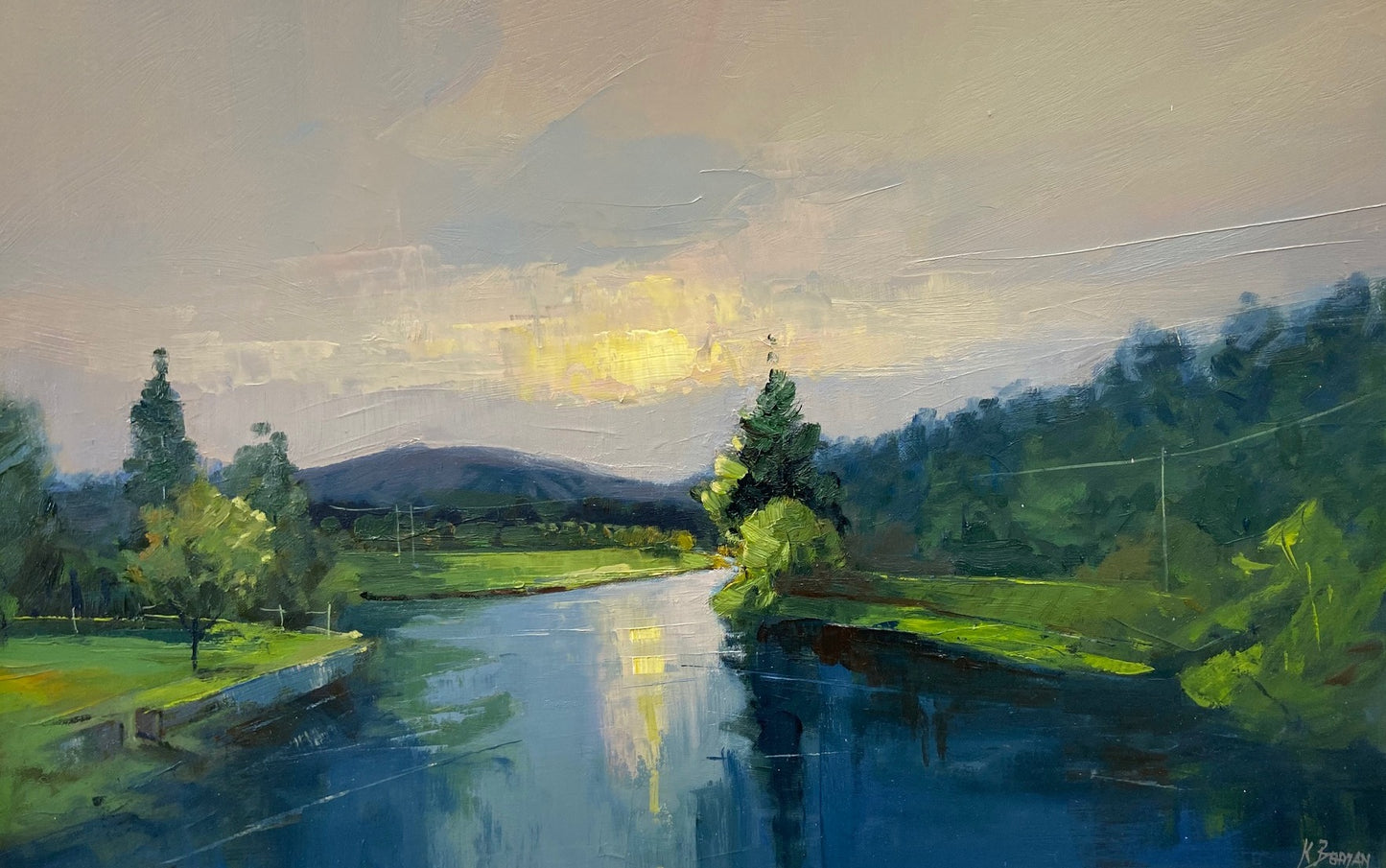 View of Brandon Hill , from Inistiogue