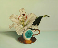 Load image into Gallery viewer, &quot;The good morning cup&quot; original oil painting by Jade Butler
