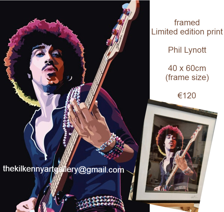 Phil Lynott Print  by Pat Purcell