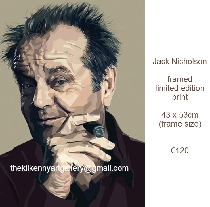Jack Nicholson by Pat Purcell   Limited Edition Print