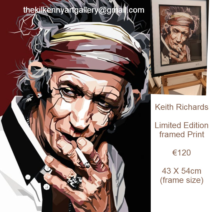 Keith Richards print