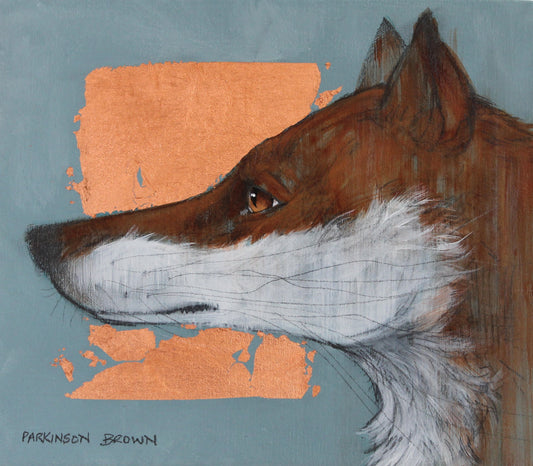 Fox on bronze